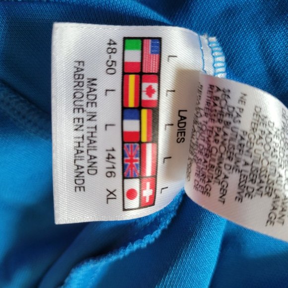 Spyder Womens Blue Quarter-Zip Long Sleeve Pullover Size L Lightweight Base Laye - Picture 6 of 8